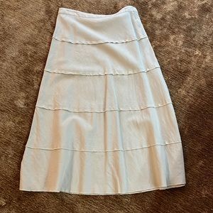 Woman’s long skirt